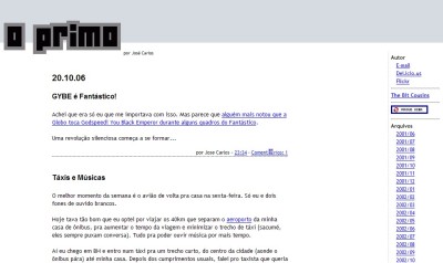 Layout de 2006