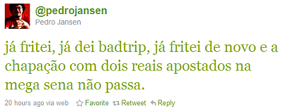 Tweet de @pedrojansen